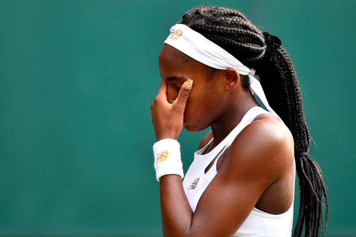 Se terminó el sueño para Cori Gauff en Wimbledon