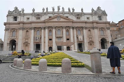 Uno de los edificios en el Vaticano, la ciudad-Estado de solo 44 hectáreas