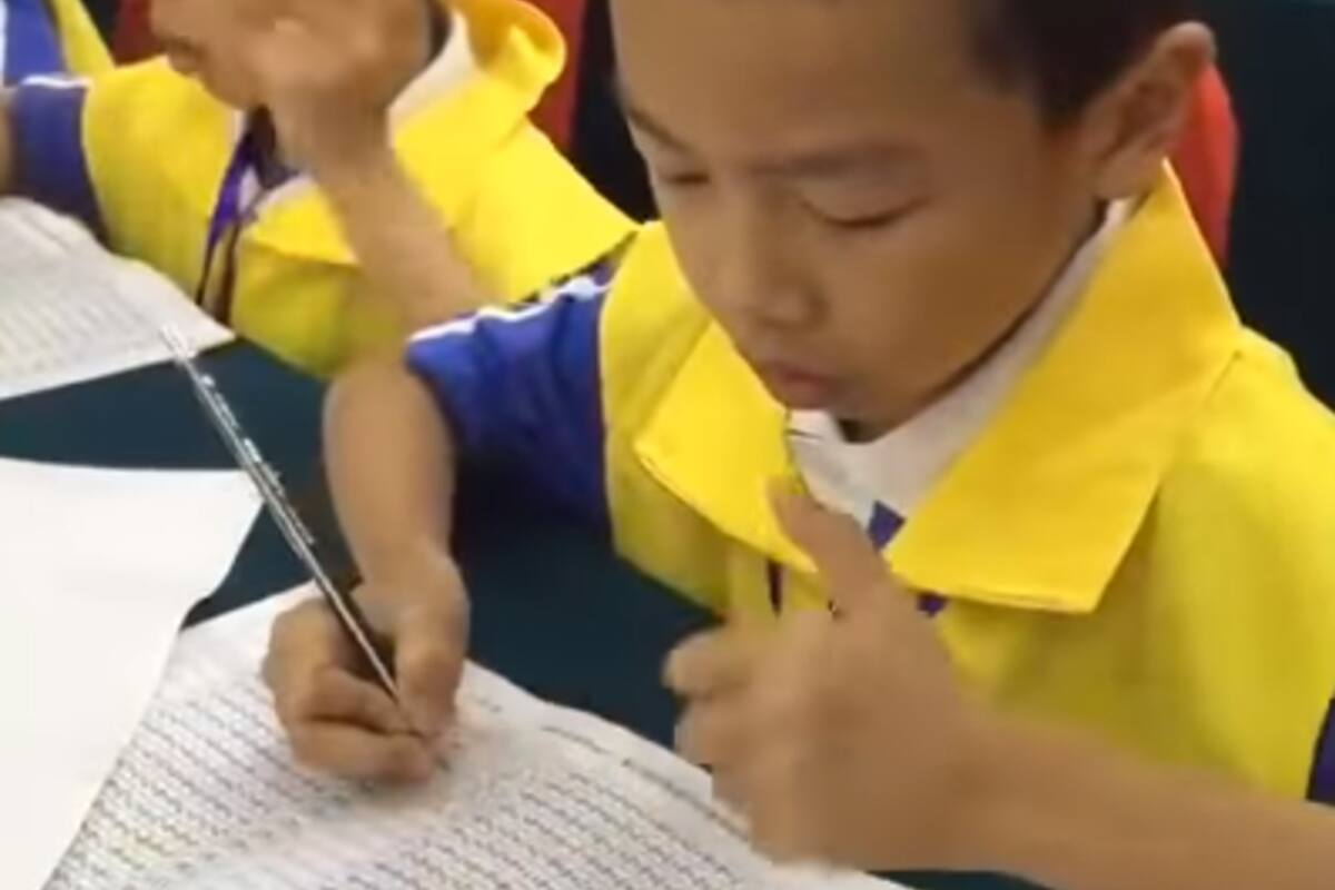 Se trata de un método de contar con los dedos parecido al ábaco