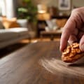 Cuáles son los beneficios de frotar una nuez en los muebles de madera