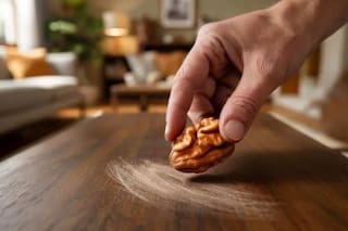 Cuáles son los beneficios de frotar una nuez en los muebles de madera