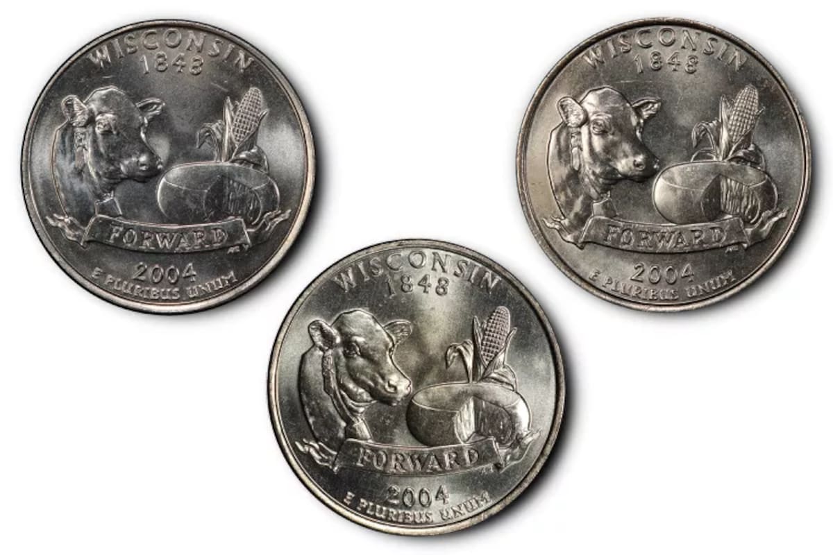 Se trata de una moneda oriunda del estado de Winsconsin