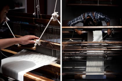 Se trata de uno de los últimos lugares del mundo que produce textiles de autor con herramientas manuales.