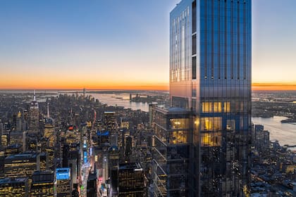 Se trata del ático de la torre Central Park, ubicada en el corazón de Manhattan