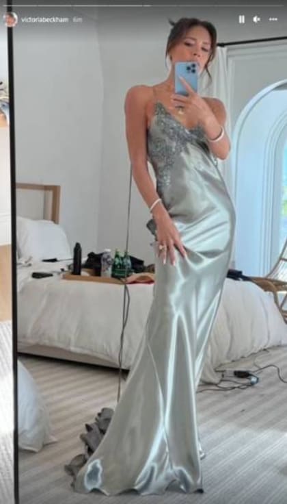 Se trata del primer vestido de alta costura que desarrolla la casa de moda de Victoria Beckham