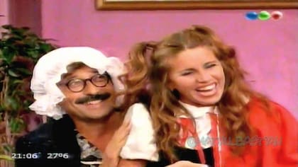 Se trataban de varios sketches que tenían como protagonista a Guillermo Francella (Captura: Telefe)