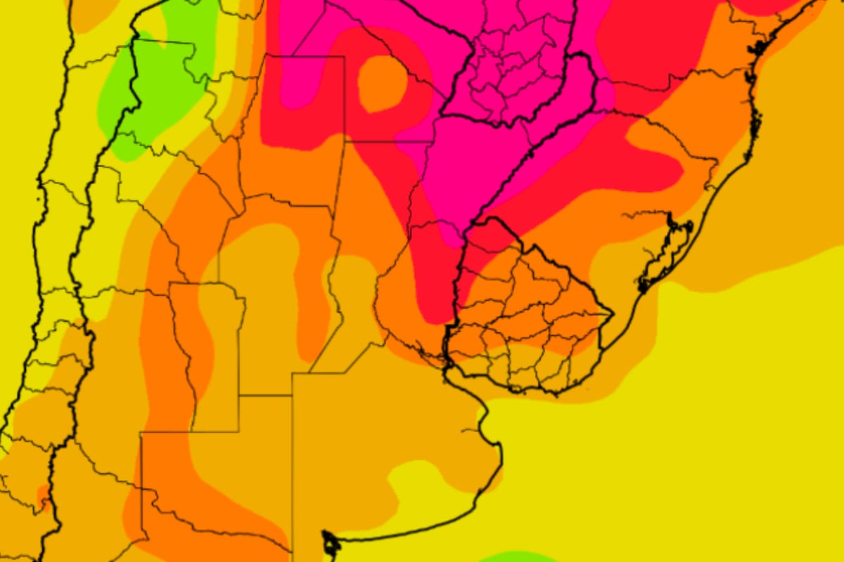Se viene una fuerte oscilación térmica en la región agrícola, además de lluvias muy desparejas