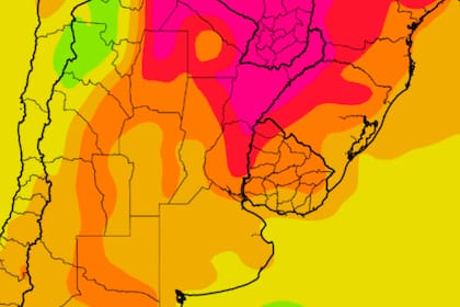 Se viene una fuerte oscilación térmica en la región agrícola, además de lluvias muy desparejas
