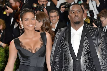 Sean "Diddy" Combs y Casandra "Cassie" Ventura, en 2017