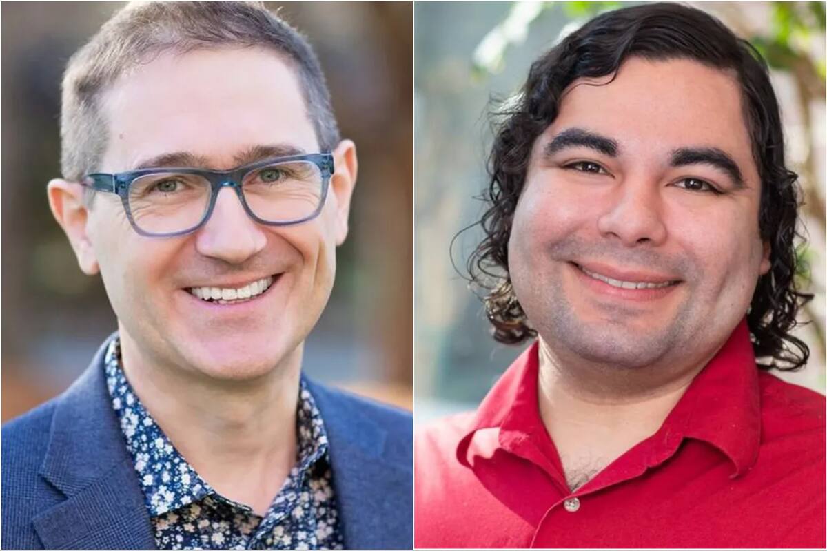 Sean Ekins, director ejecutivo de Collaborations Pharmaceuticals y Fabio Urbina, director asociado