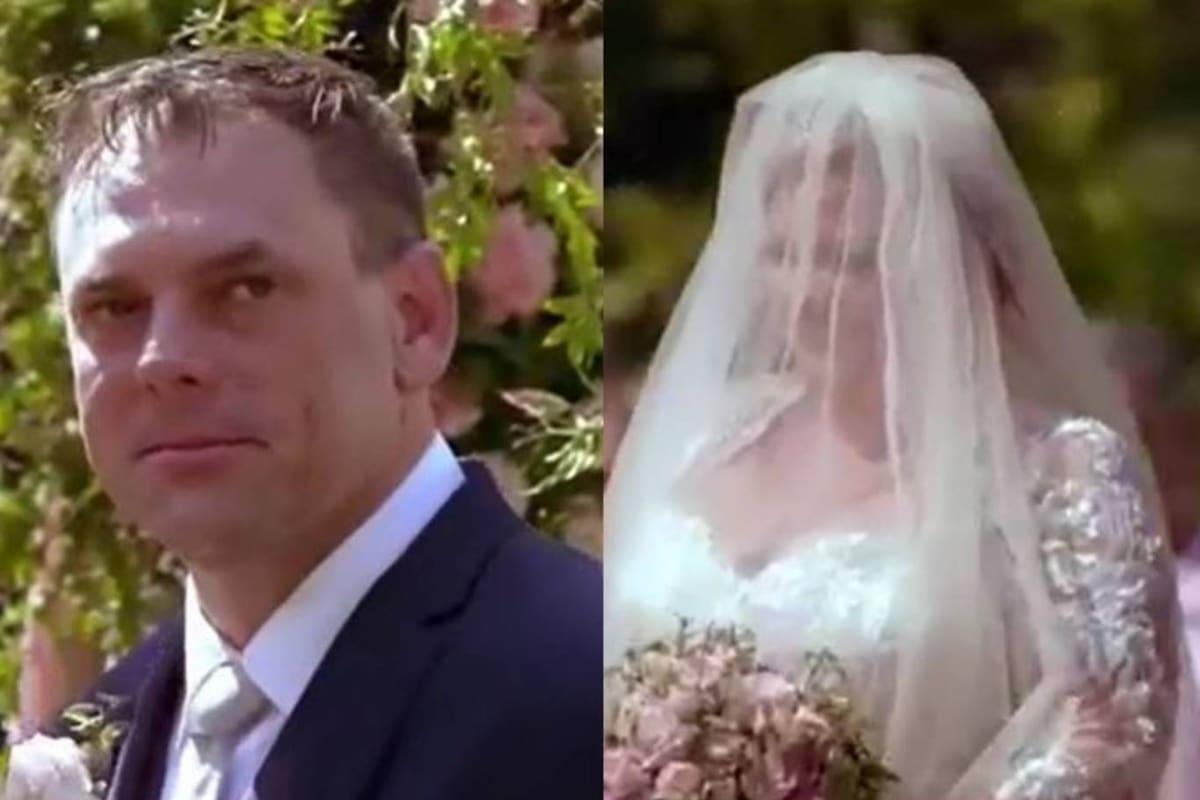 Sean y Jo se casaron en un reality australiano, pero la reacción de él al ver a la novia fue absolutamente desafortunada