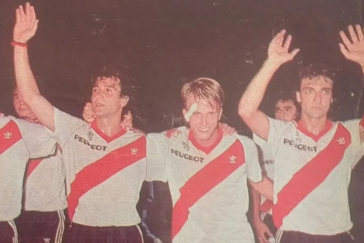 Sebastián Ablín debutó en la primera de River en la pretemporada 1991, con Passarella como técnico
