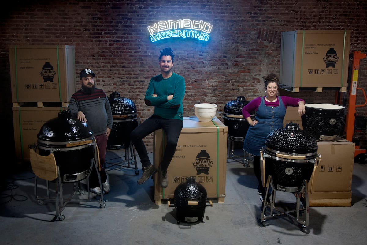 Sebastián, Adrián y Luciana Alegre fundaron la empresa.