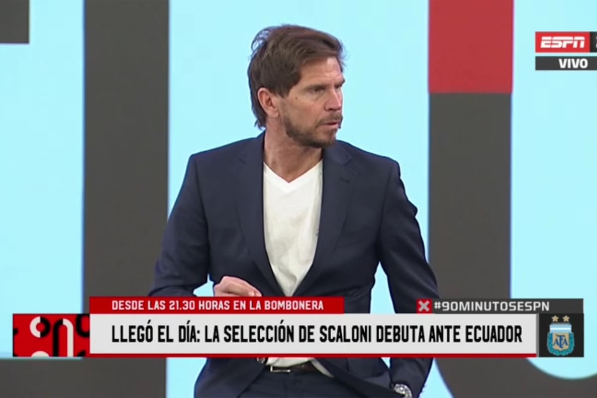 Sebastián "Pollo" Vignolo, conductor de 90 Minutos de Fútbol