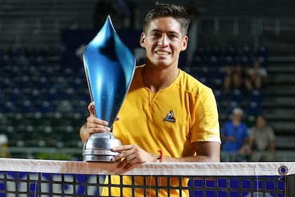 Sebastián Báez, el campeón defensor: logró su segundo título ATP al ganar el Córdoba Open 2023