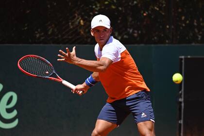 Sebastián Báez es uno de los cinco argentinos que debutan en el ATP de Buenos Aires este martes: juega ante Bernabé Zapata Miralles