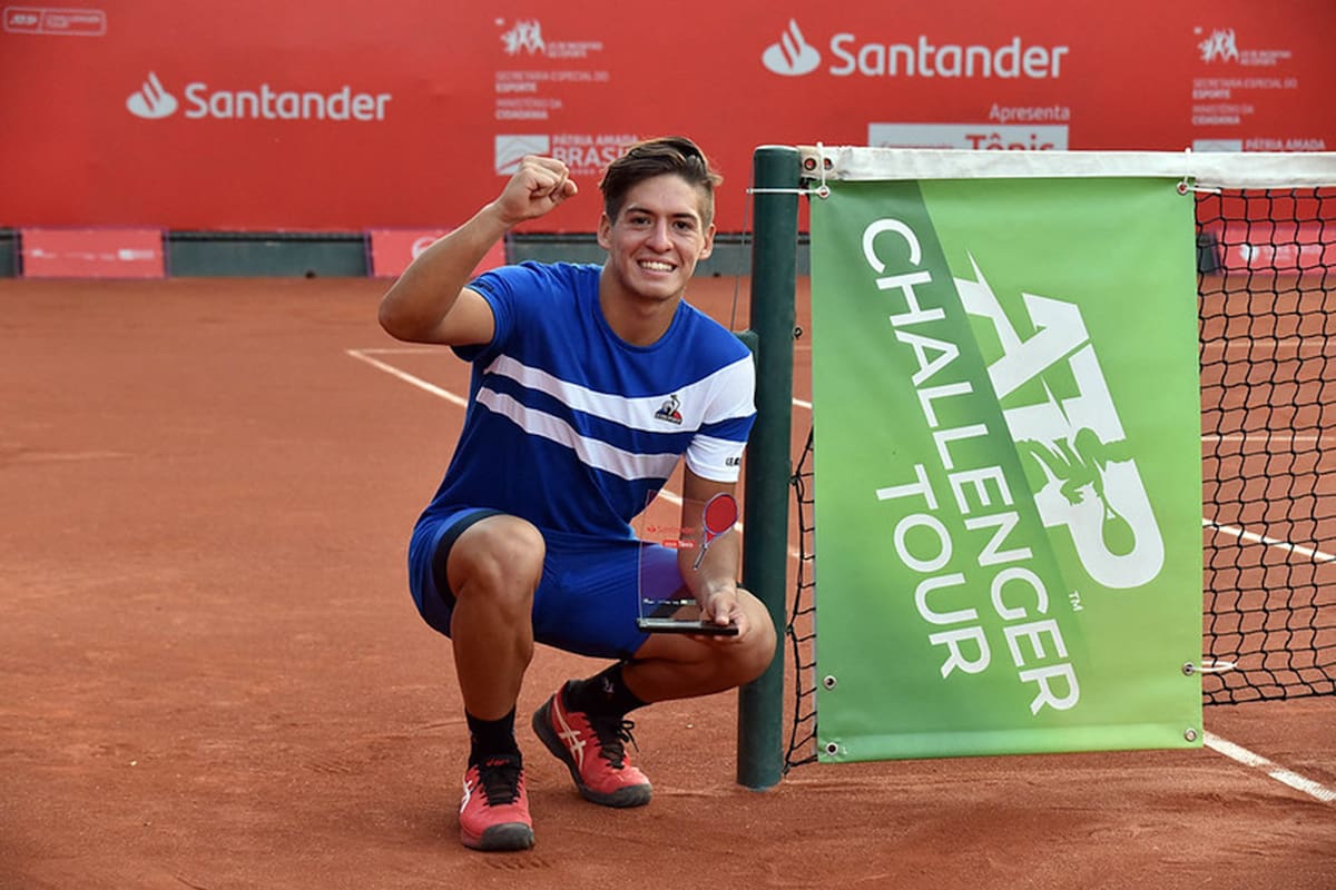 Sebastián Báez se consagró campeón del Challenger de Campinas; un logro que le permitió dar el salto definitivo al Top 100 del ranking