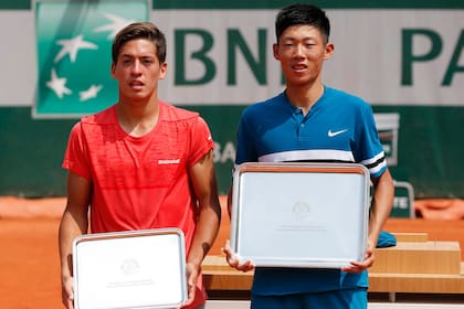 Sebastián Báez se quedó en la puerta: el chino Chun Hsin Tseng lo derrotó por 7-6 (7-5) y 6-2 en la final junior de Roland Garros