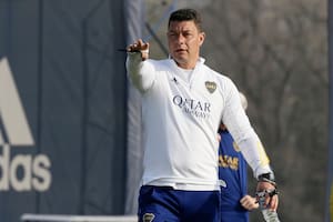Sebastián Battaglia, ante una final ante Talleres que puede decidir su destino como DT de Boca
