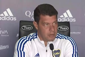 Sebastián Battaglia, durante la conferencia de prensa de este viernes
