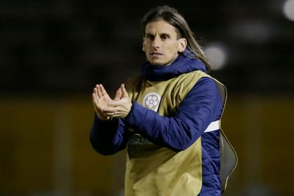 Sebastián Beccacece, conforme por la clasificación de Independiente a cuartos de final de la Copa Sudamericana.