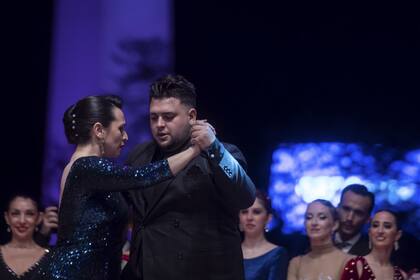 Sebastián Bolívar y Cynthia Palacios, ganadores en la categoría Tango Pista