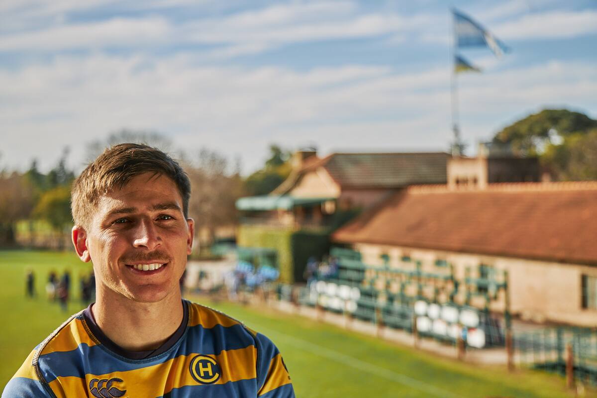 Sebastián Cancelliere, la bandera argentina, los vestuarios de Hindú: el back está en casa después de ocho temporadas y cumple su intención de "volver temprano"; suma 67 tries en 72 partidos con la camiseta del Elefante.