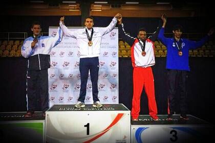Sebastián Crismanich finalizó segundo en Las Vegas