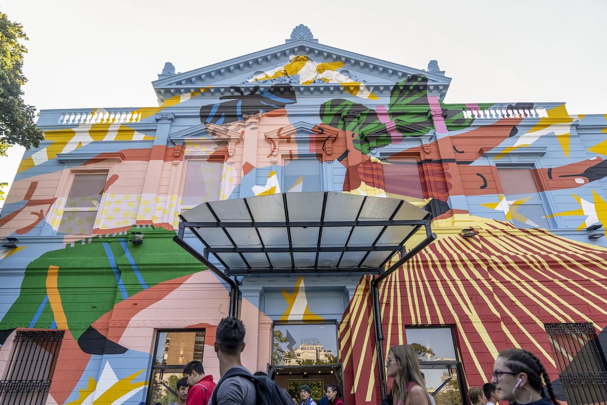 Sebastián Curi diseñó la nueva fachada del Centro Cultural Recoleta