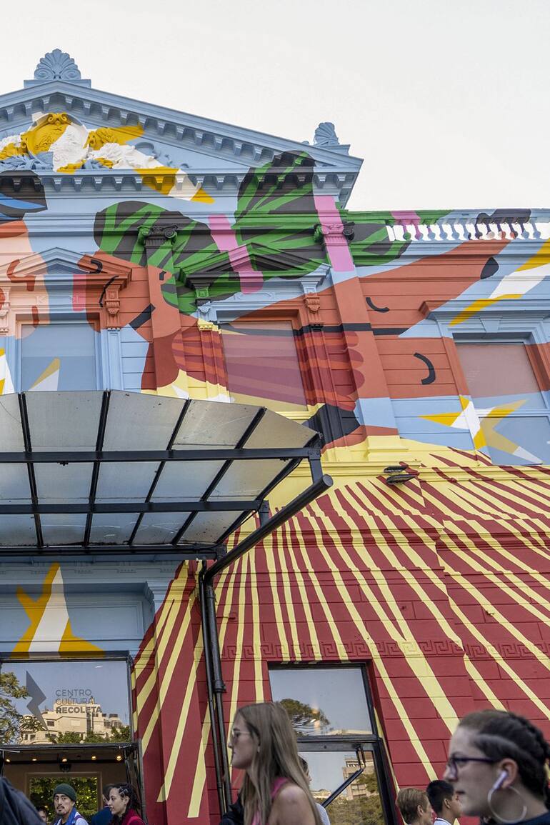 Sebastián Curi diseñó la nueva fachada del Centro Cultural Recoleta