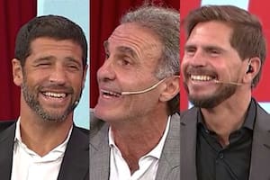 Sebastián Domínguez y el Pollo Vignolo, dos de los apuntados por Ruggeri. Crédito: Captura