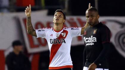 Sebastián Driussi, la carta de gol de River
