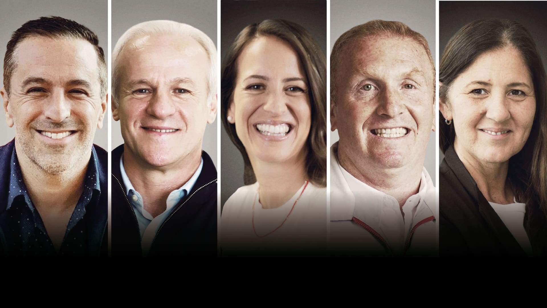 Sebastián Fernández Silva, Flavio Dogliolo, Érica Zamora, Leandro Lanfranco, y Vanesa Bories