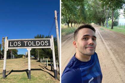 Sebastián Flexas se crió junto a su abuela Elisa en la localidad de Los Toldos.