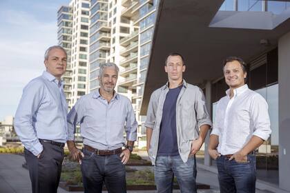 Sebastián Kennel, Ricardo Gargiulo, Darío Cordes y Sebastián Sajoux