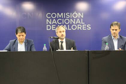 Sebastián Negri, ahora ex presidente de la CNV