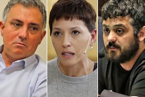 Sebastián Pareja, Mayra Mendoza y Facundo Tignanelli