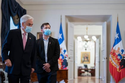 Sebastian Piñera y Gabriel Boric