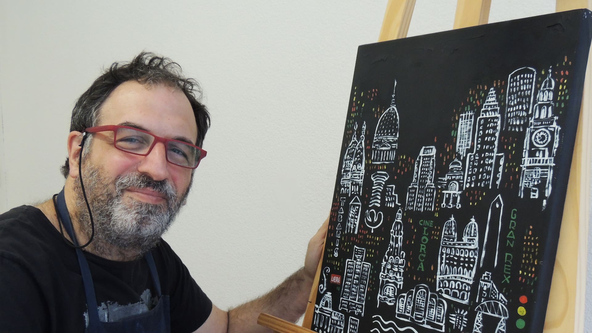 Sebastián Scherman, artista urbano.