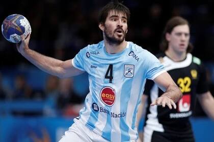 Sebastián Simonet, autor de dos goles para la selección argentina ante Hungría