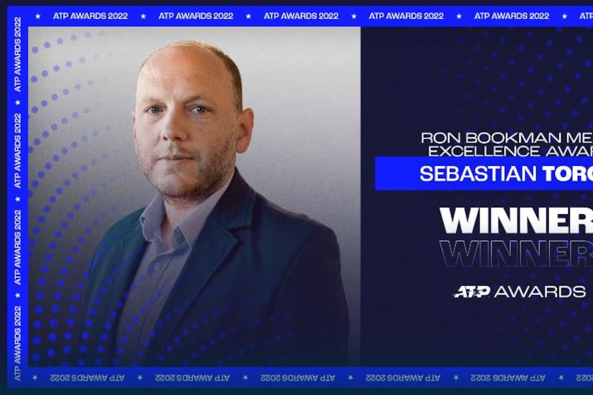 Sebastián Torok y otro premio por sus coberturas en tenis: el Ron Bookman Media Excellence Award
