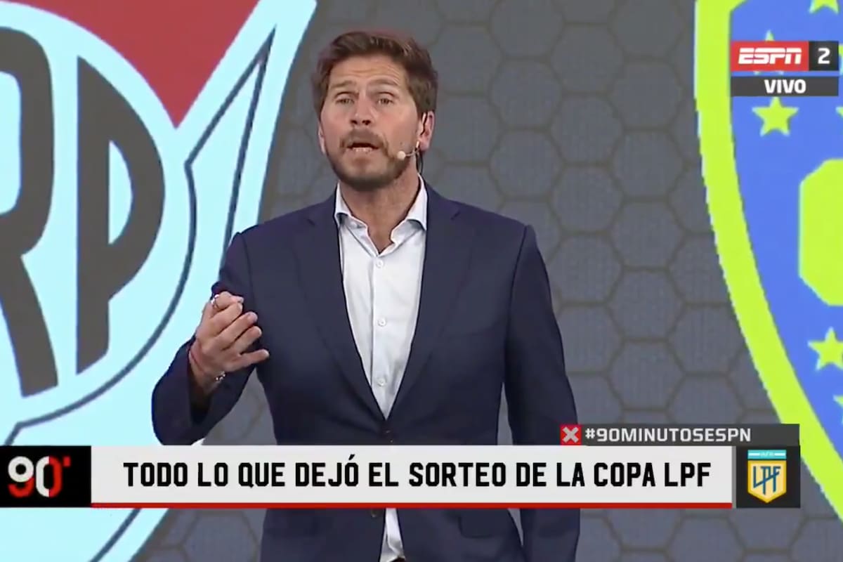 Sebastián Vignolo criticó el sorteo del fútbol argentino y pidió "que un 38 a 38 no haya nunca más"