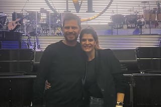 El Pollo Vignolo fue a ver a Luis Miguel y vivió un momento muy especial con el cantante: "Gracias rey"