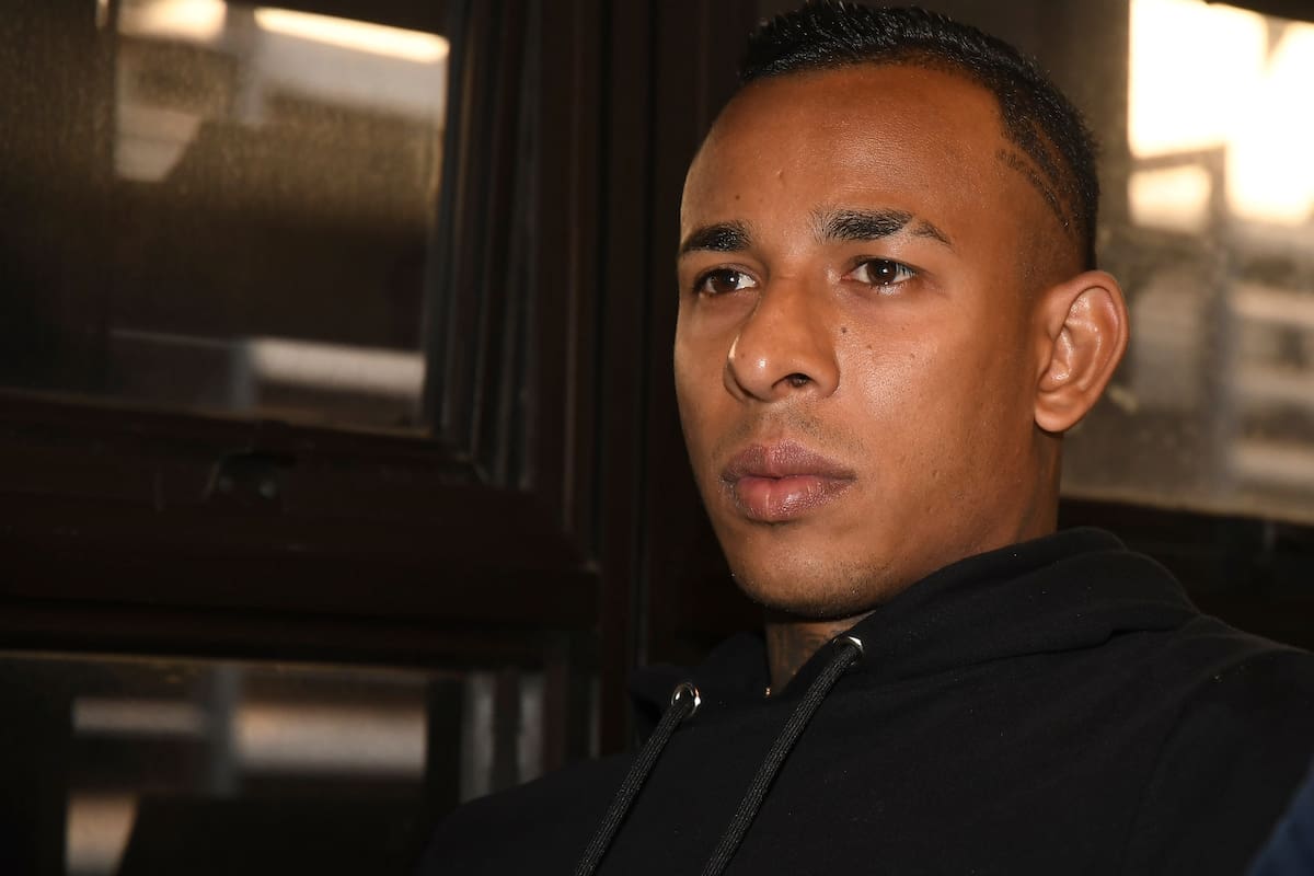 Sebastián Villa, en el juzgado