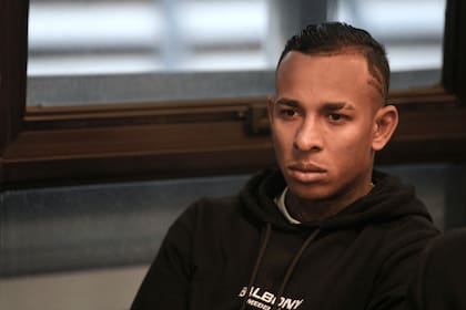 Sebastián Villa en el juicio donde fue condenado por violencia de género