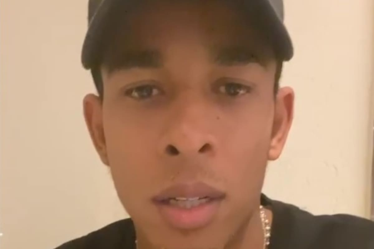 Sebastián Villa se defendió durante la madrugada en las redestras la denuncia de su novia