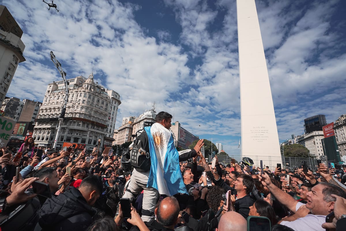 Sebastián Villanueva llegó el 1 de mayo pasado a la Ciudad de Buenos Aires, luego de más de cinco años andando en moto por el continente