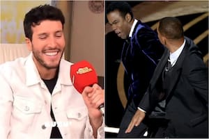 Sebastián Yatra reveló en vivo una anécdota de los Oscar que tiene que ver con Will Smith y Chris Rock