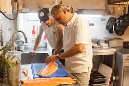 Sebástien estudió gastronomía en Bourdeaux.
