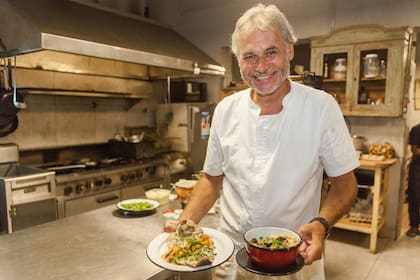 Sébastien Fouillade en su restaurante, Le Four.